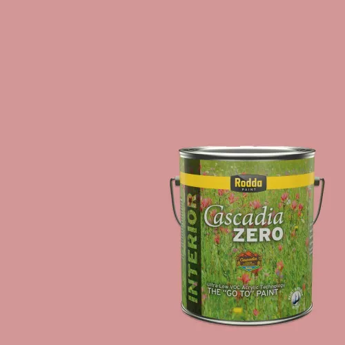 Vista 102 de Rodda Paint CASCADIA ZERO - Pintura satinada e imprimación para interiores en uno, 1 galón, Lady Flower Flor de señora