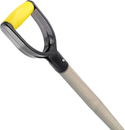 Vista 5 de Jiozermi 2 palas de plástico con mango D de agarre, pala de 1.26 pulgadas de diámetro interior, para herramientas de rastrillo de excavación