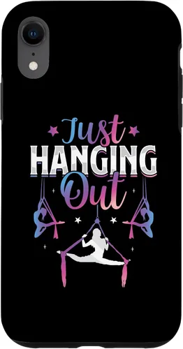 Vista 24 de iPhone 16 Just Hanging Aerialist Aerial Silks Dancer Air Yoga Women Case