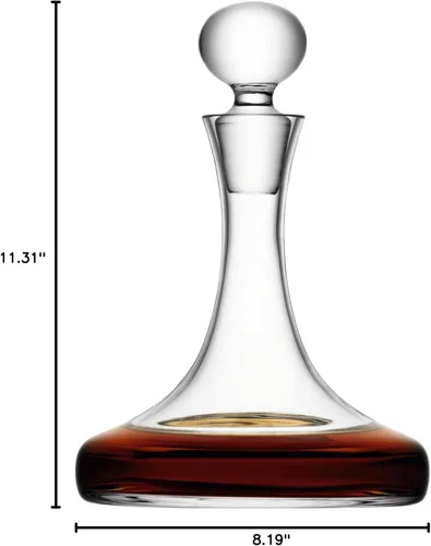 Vista 7 de LSA BR32 Bar Ships Decantador de 33.8 fl oz/H11.5in Transparente