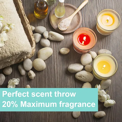 Vista 4 de Kit de suministros para hacer velas de cera de soja, cera de soja natural para hacer velas, kit de arte y manualidades DIY para adultos