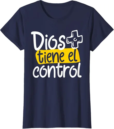 Vista 29 de Regalo Cristiano En Español Christian Spanish Dios Tiene Con Camiseta, Negro