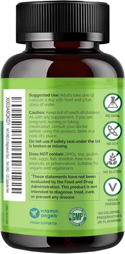 Vista 7 de NATURELO Complejo Quelado de Glicinato de Magnesio - 200 mg de magnesio con vegetales orgánicos para apoyar el sueño, la calma, los calambres