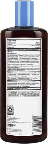 Vista 2 de Amazon Basics Champú Terapéutico Plus con Alquitrán de Carbón Anti-Caspa 0.5% Alquitrán de Carbón, 16 Fl Oz, Paquete de 1