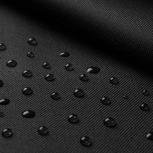 Vista 5 de Mybecca Lona Marine Tela 600 Denier para interiores y exteriores, color negro, 5 yardas, 180 pulgadas x 56 pulgadas (15 pies x 4.7 pies)