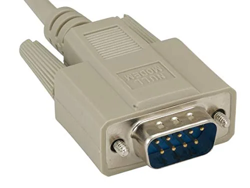 Vista 3 de Cable Leader Cable de módem nulo DB9 M/F (10 pies (1 paquete))