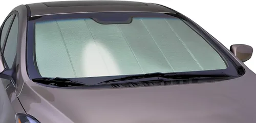 Vista 4 de Intro-Tech FD-01 - Parasol de parabrisas plateado para modelos seleccionados de Ford F-100