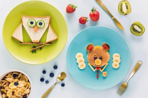 Vista 5 de 12 Piezas de Juego de Cubiertos para Niños de Acero Inoxidable - Cubiertos Seguros para Niños y Bebés - Juego de Utensilios para Niños - Juego