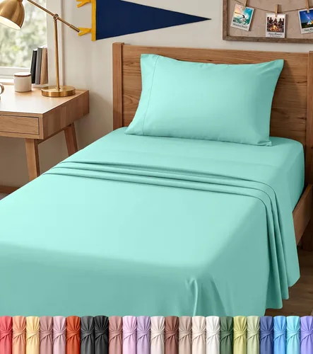 Vista 85 de Utopia Bedding - Juego de sábanas de microfibra cepillada, resistente al encogimiento y a la decoloración, de fácil cuidado, 3 piezas, tamaño Beige