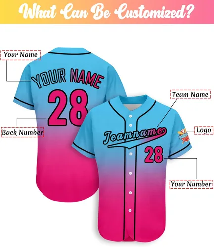 Vista 5 de Camiseta de béisbol personalizada para hombres, mujeres y niños con nombre, número y logotipo, camisetas de sóftbol personalizadas, S-4XL