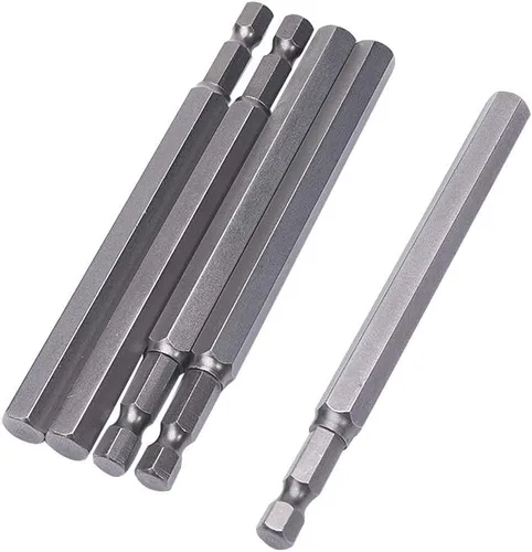 Vista 9 de Utoolmart Brocas de destornillador de cabeza hexagonal magnética H4, vástago hexagonal de 1/4 de pulgada, 3.937 in de longitud, herramientas