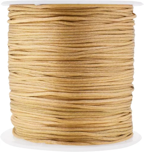 Vista 67 de Mandala Crafts Cordón de satén de cola de rattail de 0.02 in para nudos chinos de macramé