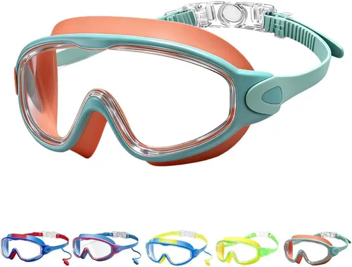 Vista 18 de Teamoda Gafas de natación antivaho con clip de nariz y tapones para los oídos