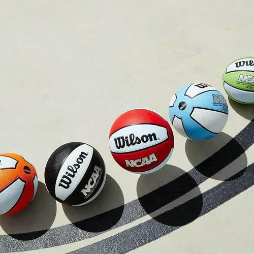 Vista 5 de Wilson NCAA Killer Crossover – Balón de baloncesto para exteriores - 29.5 pulgadas, 28.5 pulgadas, 27.5 pulgadas