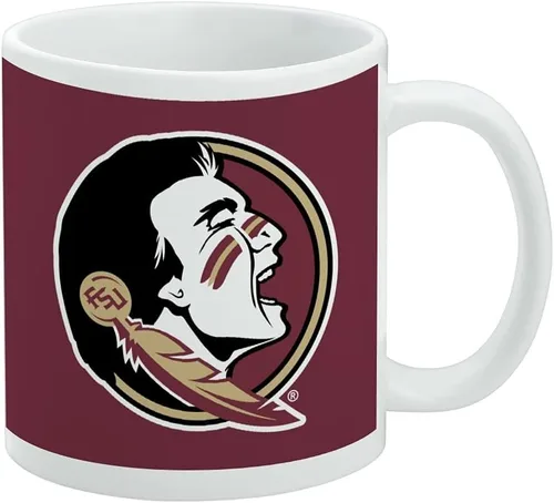 Vista 279 de Taza de cerámica con el logotipo principal de la Universidad Rider, taza de regalo novedosa para café, té y bebidas calientes, 11oz, blanca