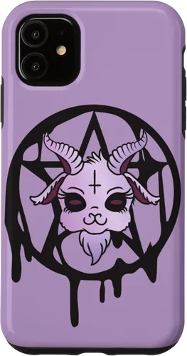 Vista 8 de Anime Aesthetic Baphomet Pentagram Pastel Goth Case for iPhone 17
