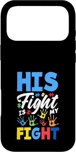Vista 11 de His Fight is My Fight Autism Awareness Case for iPhone Air