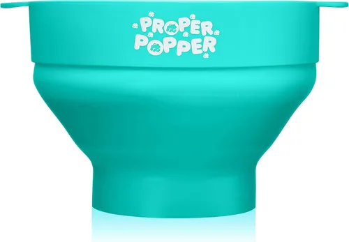 Vista 3 de The Original Proper Popper - Palomitas de maíz para microondas, máquina de palomitas de maíz, tazón plegable sin BPA y apto para lavavajillas