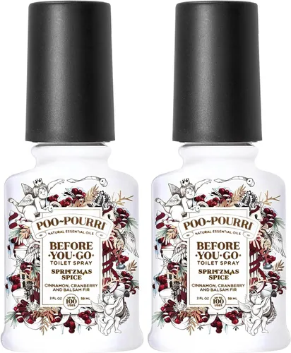 Vista 31 de Poo-Pourri Before-You-Go - Aerosol para inodoro, Bamboo Rain, 2 onzas líquidas, hasta 100 usos, desodorante para baño con aceites esenciales