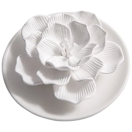 Vista 10 de Difusor pasivo de flores de aceite esencial - Difusores de aromaterapia de porcelana no eléctricos para habitación pequeña mini, decorativo
