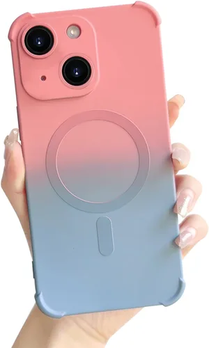 Vista 23 de Funda magnética para iPhone 12 de 6.1 pulgadas con protector de lente de cámara, protección contra caídas [compatible con Magsafe] Funda delgada