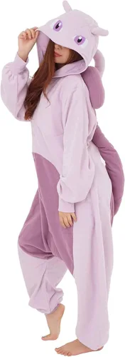 Vista 4 de Mono de Pokemon Kigurumi de Mewtwo