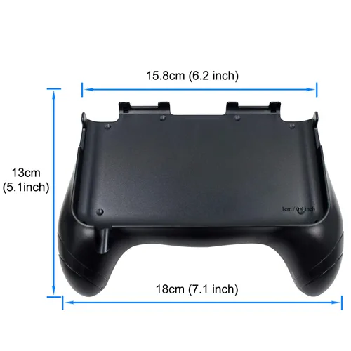 Vista 7 de OSTENT Durable Flexible Joypad Bracket Holder Hand Handle Grip Compatible for Nintendo 3DS LL XL