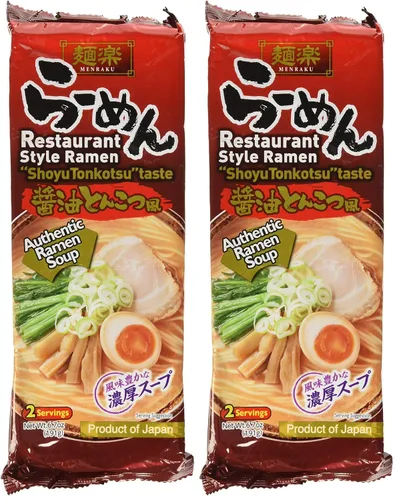 Vista 5 de Hikari Menraku Tonkotsu Ramen Noodles, Miso, 6.5 onzas