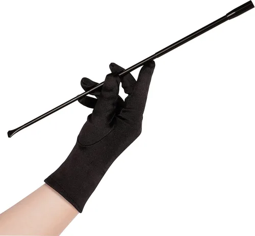 Vista 5 de Cizoe (fa) - Juego de accesorios de estilo Gatsby de la década de 1920, para mujer, diadema de estilo flapper, tocado, collar, guantes