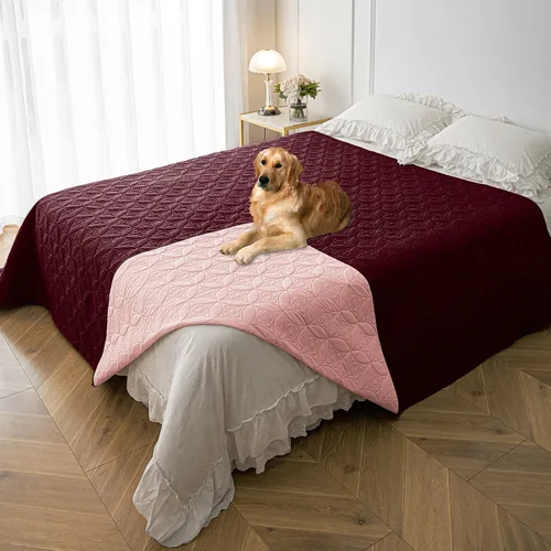 Vista 26 de Manta impermeable para perro, 30 x 30 pulgadas, fundas de sofá para mascotas pequeñas para sofá, silla, cama, protector de muebles de perros