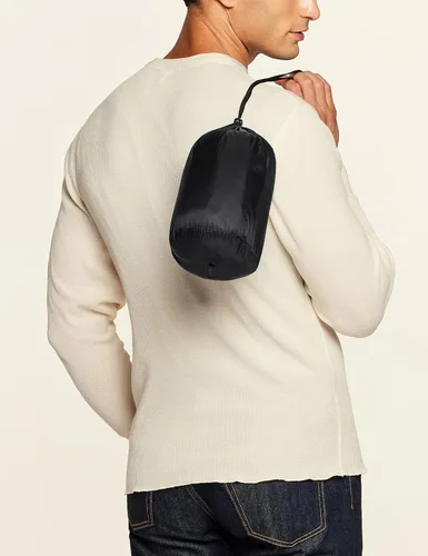 Vista 7 de TSLA - Chaqueta acolchada, ligera y plegable para hombre, ideal para invierno, impermeable