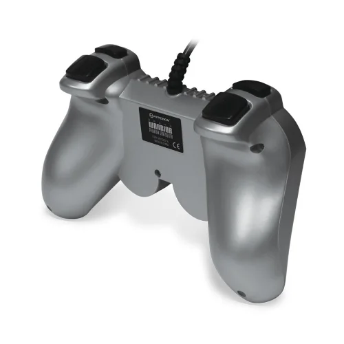 Vista 4 de Hyperkin - “Brave Warrior" Premium Wired Controller for Playstation (PS2) Console, Gamepad Controller - Silver