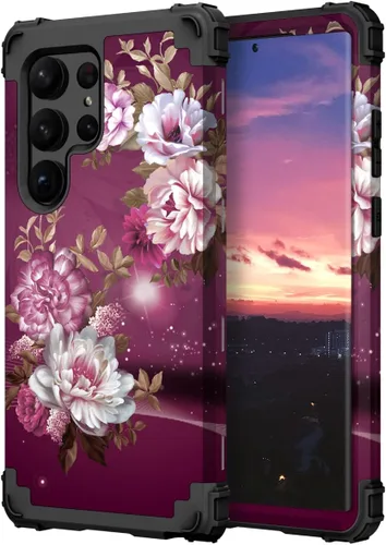 Vista 59 de Hocase Funda para Samsung Galaxy S26 Ultra, mandala beige