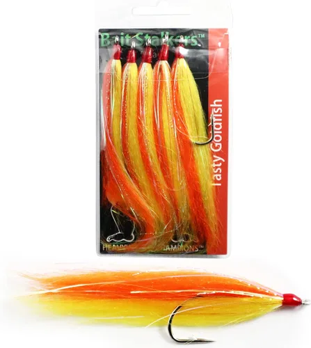 Vista 6 de Cebo Stalkers: Stinger vuela para atrapar bagre extra, añadir a cualquier plataforma de pesca de gato, paquete de 5