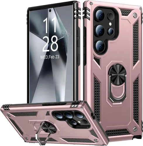 Vista 32 de IKAZZ Funda para Galaxy S21, Grado Militar Resistente a Golpes de Servicio Pesado Cubierta Protectora para Teléfono Pasa Prueba de Caída de 16 pies