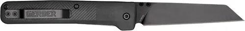 Vista 9 de Gerber Gear Pledge Pocket Knife with Pocket Clip - 3.7" Full Panel Plain Edge Blade Folding Knife - EDC Gear and Equipment Omni Gris