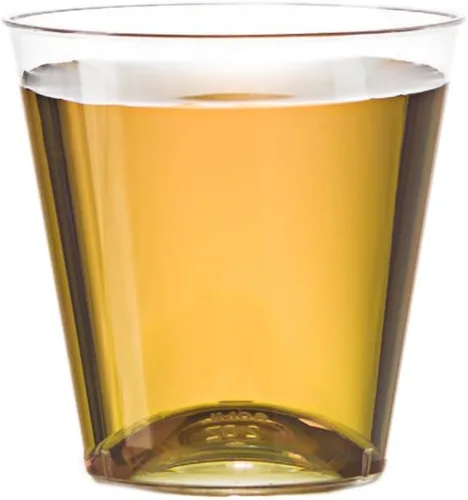 Vista 2 de Embellish Crystal Clear, vaso de chupito de plástico duro transparente, 2 onzas