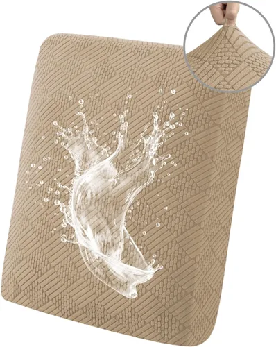 Vista 27 de Easy-Going - Fundas impermeables para cojines de sofá y sofás, funda de asiento de sofá de jacquard elástico de repuesto para perros, mascotas
