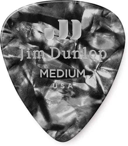 Vista 8 de Celuloide púas de guitarra Dunlop Classic, 12 unidades, Shell Caparazón