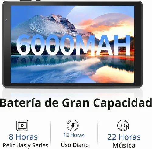 Vista 4 de Tablet Android 10 pulgadas, 32GB+1TB Expandible, Pantalla HD IPS