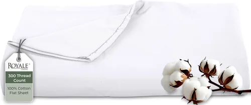 Vista 18 de Royale Linens Sábana encimera de 300 hilos de 100 % algodón peinado de fibras largas, súper suave, sábana encimera de tamaño individual se vende por