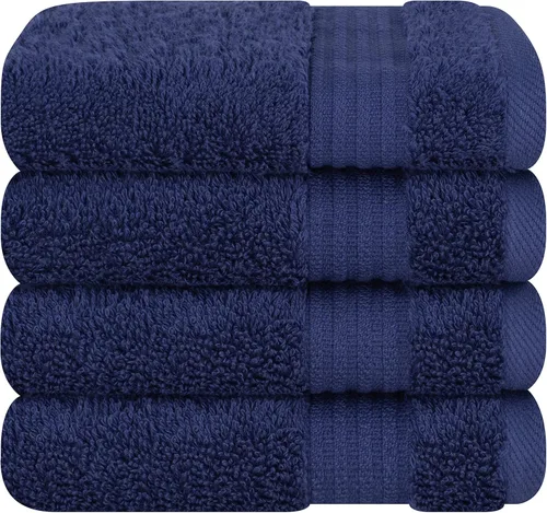 Vista 18 de Cotton Paradise Juego de 2 toallas turcas de 100 % algodón, suaves, absorbentes, de secado rápido, juego de 2 toallas de baño de 35 x 70 pulgadas