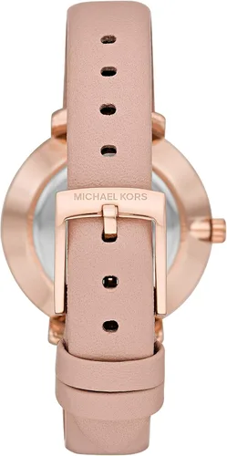 Vista 3 de Michael Kors Reloj mini Pyper de acero inoxidable de dos manos para mujer MK1041 - Reloj de acero inoxidable de dos manecillas