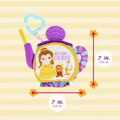 Vista 5 de Preferido de niñas, libro blando para bebés de la princesa Belle de Disney