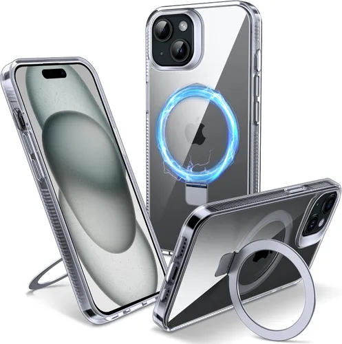 Vista 12 de Funda magnética para iPhone Air – [Soporte invisible integrado] [Compatible con MagSafe] [Protección contra caídas de grado militar] Cubierta