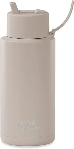 Vista 12 de Frank Green - Botella Reutilizable de Cerámica - Botella de Agua de Acero Inoxidable con Pajita, Botella de Agua Aislada, Botella de Agua de Metal