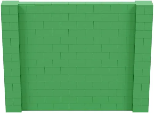 Vista 43 de EverBlock Kit de pared de 5 x 4 pies Bloques de construcción modulares Sistema de pared para edificios, pantallas y estructuras Divisor