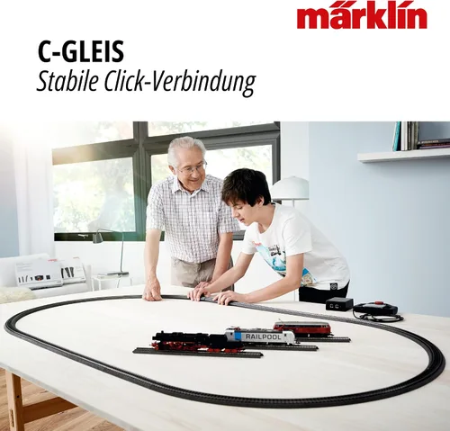 Vista 6 de Marklin My World Curved C Track 24, 3 grados