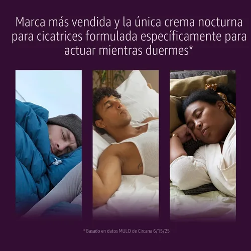 Vista 8 de Mederma PM Crema Intensiva Nocturna para Cicatrices, Trabaja con la Actividad Regenerativa Nocturna de la Piel, Clínicamente Demostrado que Hace
