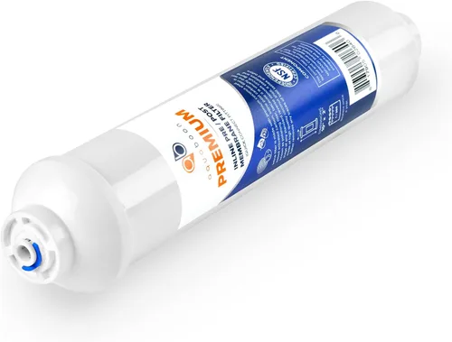 Vista 6 de Aquaboon Filtro de agua de carbón activado T33 - Filtro de agua en línea para refrigerador se adapta a línea de agua de 1/4 - Filtro para máquina
